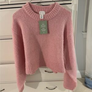 H&M Blush Pink Crew Neck Sweater